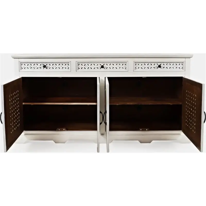 アンティークフレーム＆度入りレンズ付き☆ 1730-1770aw Jofran Furniture Decker 70in Console - Antique White