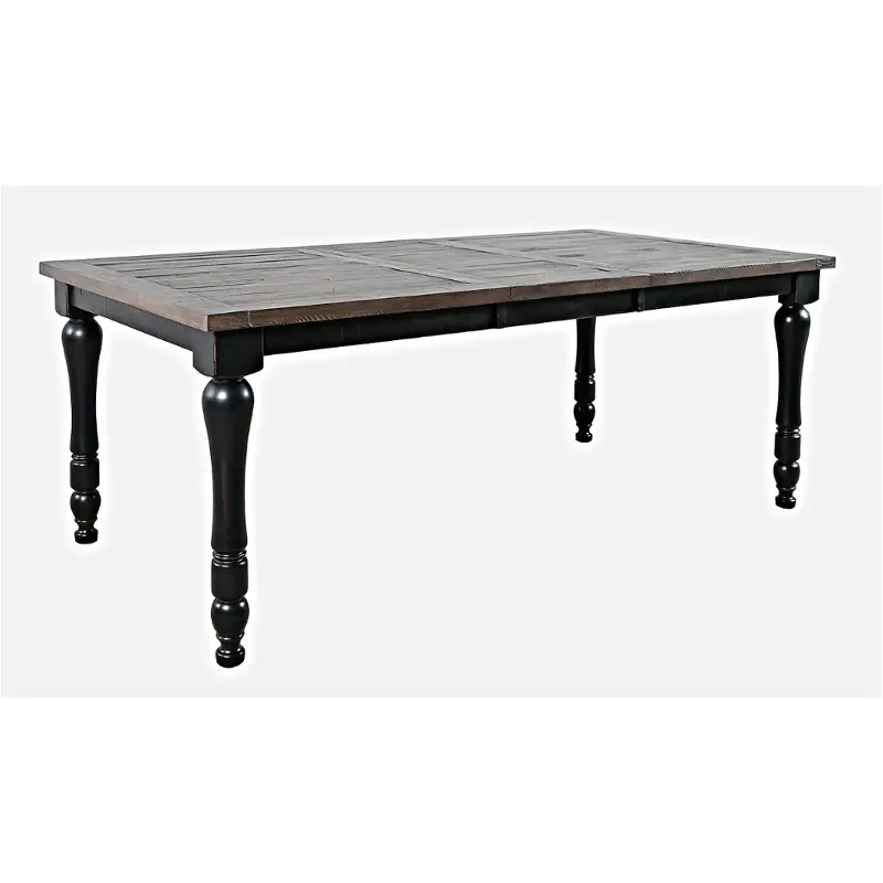 1702-42 Jofran Furniture Madison County - Vintage Black Dining Room Furniture Dining Table