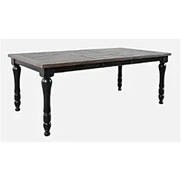 1702-42 Jofran Furniture Madison County - Vintage Black Dining Room Furniture Dining Table