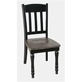 1702-420 Jofran Furniture Madison County - Vintage Black Dining Room Furniture Dining Chair