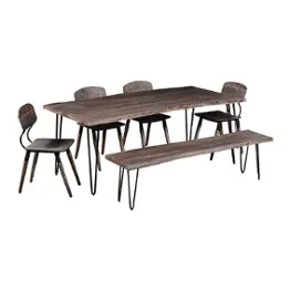 1981-79 Jofran Furniture Natures Edge - Slate Dining Room Furniture Dining Table