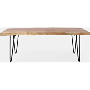 1985-48 Jofran Furniture Natures Edge - Natural Dining Room Furniture Benche