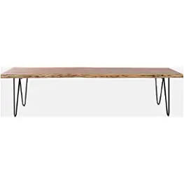 1985-70 Jofran Furniture Natures Edge - Natural Dining Room Furniture Benche