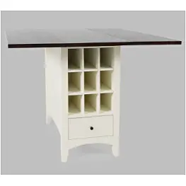 1806-48 Jofran Furniture Asbury Park - White Dining Room Furniture Counter Height Table