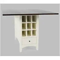 1806-48 Jofran Furniture Asbury Park - White Dining Room Furniture Counter Height Table