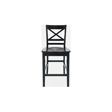 1846-bs395 Jofran Furniture Asbury Park - Black Dining Room Furniture Stool