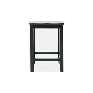 1846-bs175 Jofran Furniture Asbury Park - Black Dining Room Furniture Stool