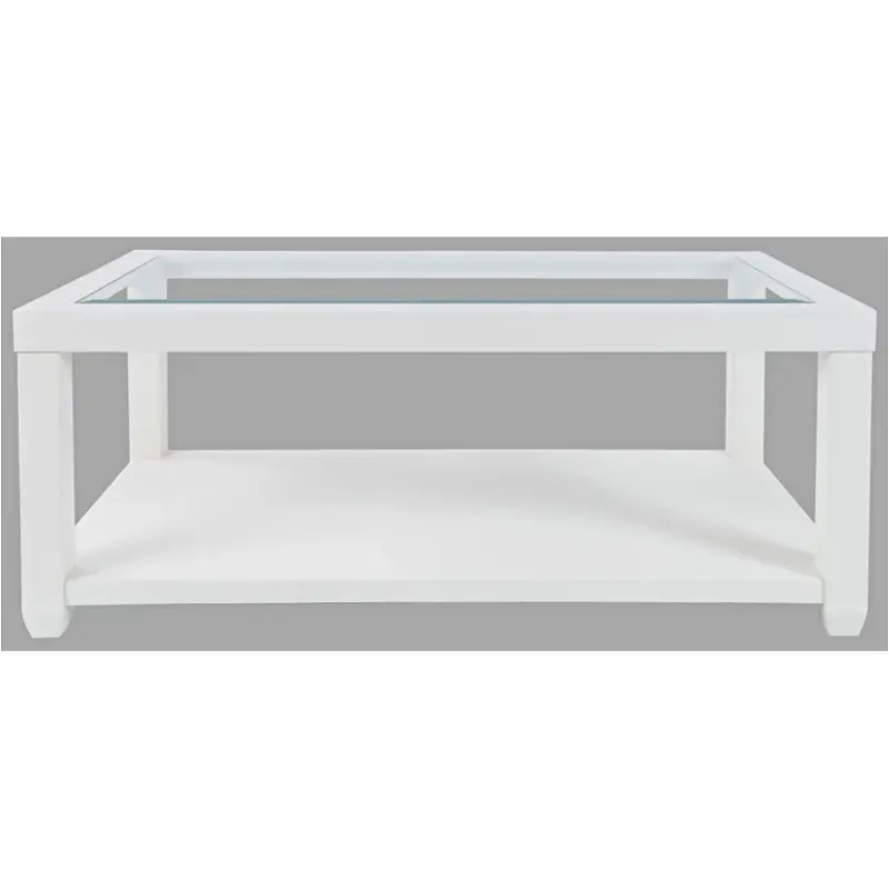 2000-1 Jofran Furniture Urban Icon - White Living Room Furniture Cocktail Table