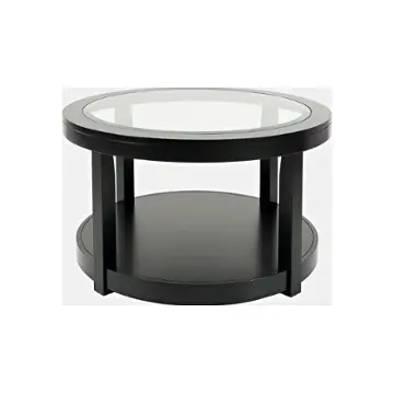 2001-2 Jofran Furniture Urban Icon - Black Living Room Furniture Cocktail Table