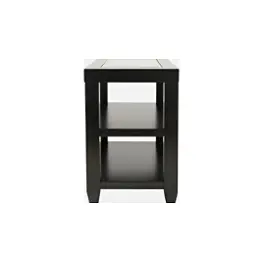2001-7 Jofran Furniture Urban Icon - Black Living Room Furniture End Table