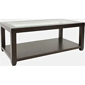 2002-1 Jofran Furniture Urban Icon - Merlot Living Room Furniture Cocktail Table