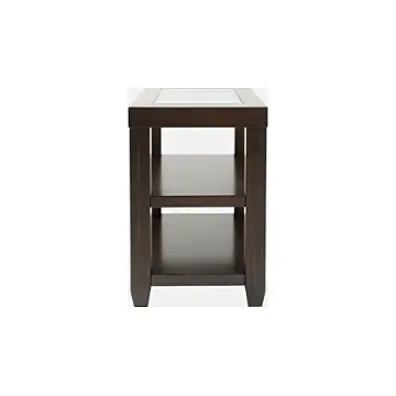 2002-7 Jofran Furniture Urban Icon - Merlot Living Room Furniture End Table