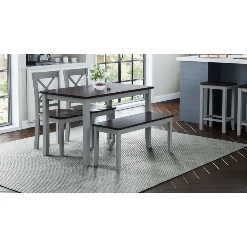 1815 Jofran Furniture Asbury Park - Grey Dining Room Furniture Dining Table