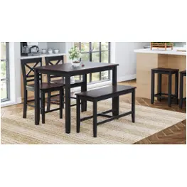 1846 Jofran Furniture Asbury Park - Black Dining Room Furniture Counter Height Table