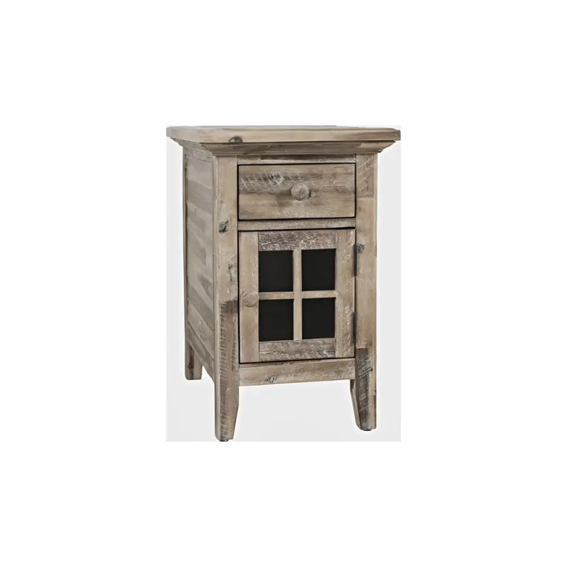 2125-22 Jofran Furniture Rustic Shores - Grey Wash End Table
