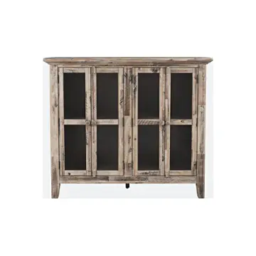2125-48 Jofran Furniture Rustic Shores - Grey Wash Accent Furniture Accent Cabinet