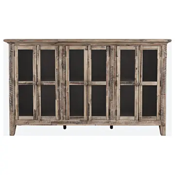 2125-70 Jofran Furniture Rustic Shores - Grey Wash Accent Furniture Accent Cabinet