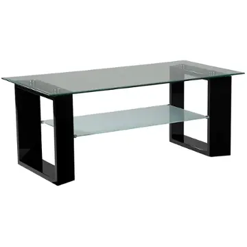 2070-1g-1bblk Jofran Furniture Modena Living Room Furniture Cocktail Table