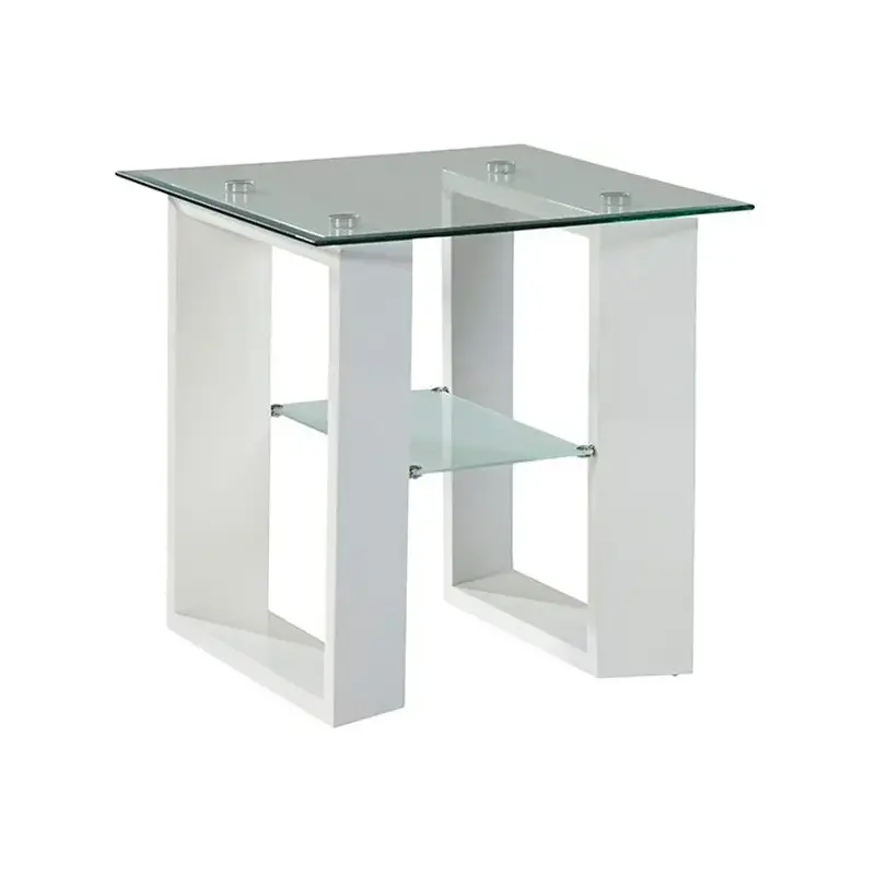 2070-3g-3bwht Jofran Furniture Modena Living Room Furniture End Table