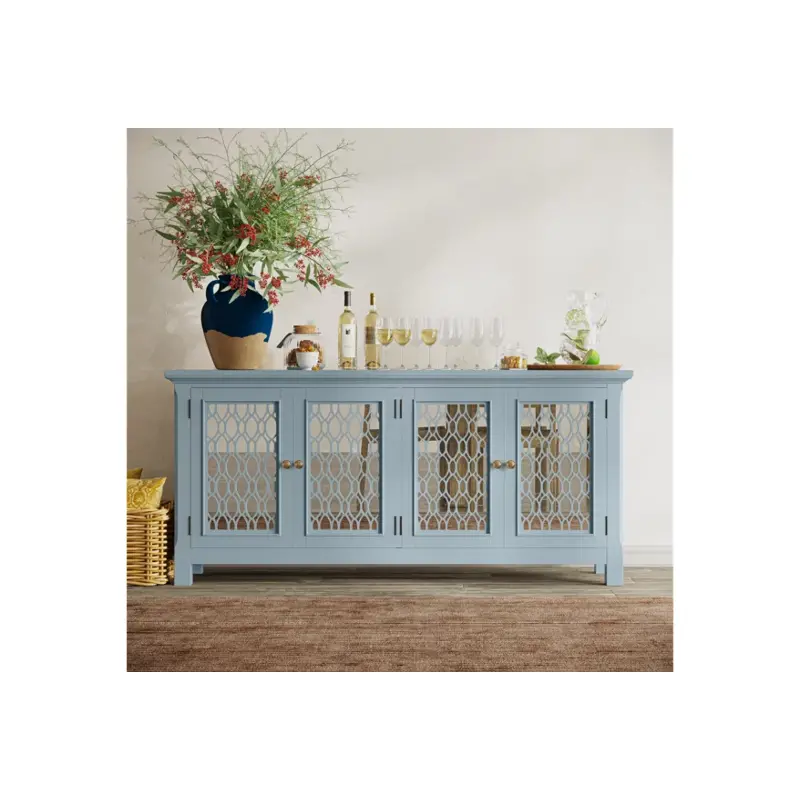 2252-69 Jofran Furniture Isabella - Blue Accent Furniture Accent Cabinet