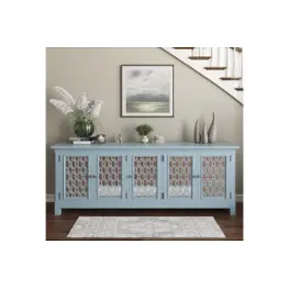 2252-86 Jofran Furniture Isabella - Blue Accent Furniture Accent Cabinet