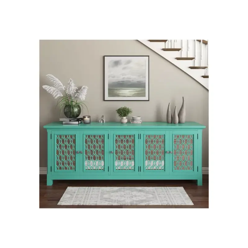 2253-86 Jofran Furniture Isabella - Aqua Accent Furniture Accent Cabinet