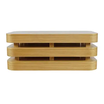 2370-1oak Jofran Furniture Brix Living Room Furniture Cocktail Table