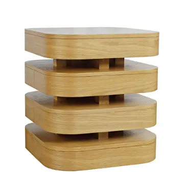 2370-3oak Jofran Furniture Brix Living Room Furniture End Table