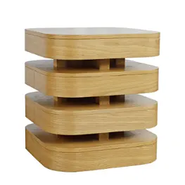 2370-3oak Jofran Furniture Brix Living Room Furniture End Table