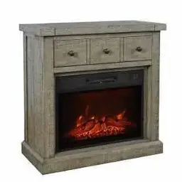 2230-fp32 Jofran Furniture Telluride Home Entertainment Furniture Fireplace