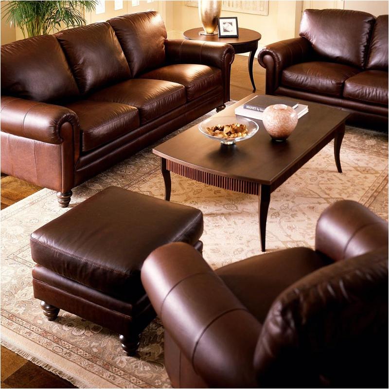 A855009 Natuzzi Editions A855, Rolled Arm Leather Sofa