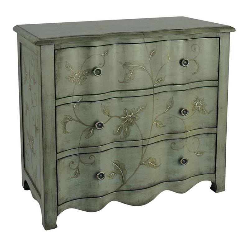 94081 Coast To Coast Furniture 3 Drawer Curved Chest