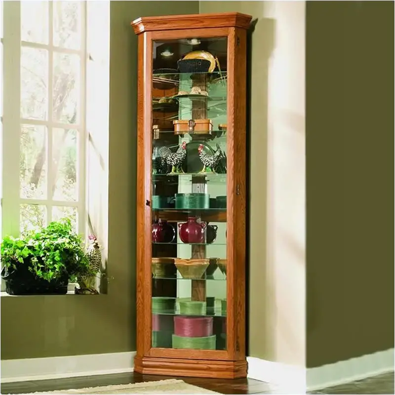 21002 Golden Oak Ii Pulaski Furniture Accents And Curios Accent Furniture Curio