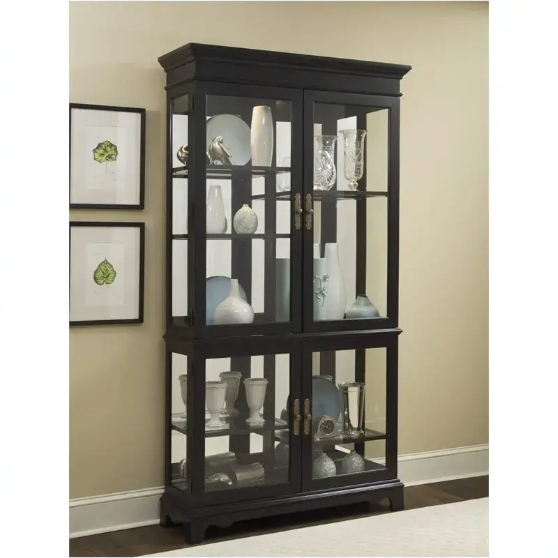 21298 Oxford Black Pulaski Furniture Accents And Curios Accent Furniture Curio