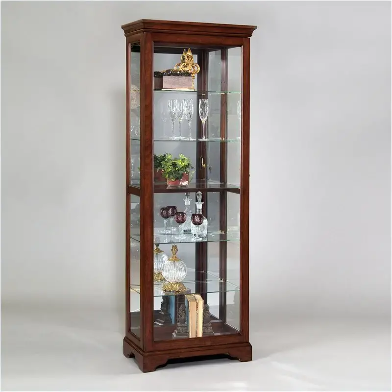 21341 Victorian Cherry Pulaski Furniture Accents And Curios Accent Furniture Curio