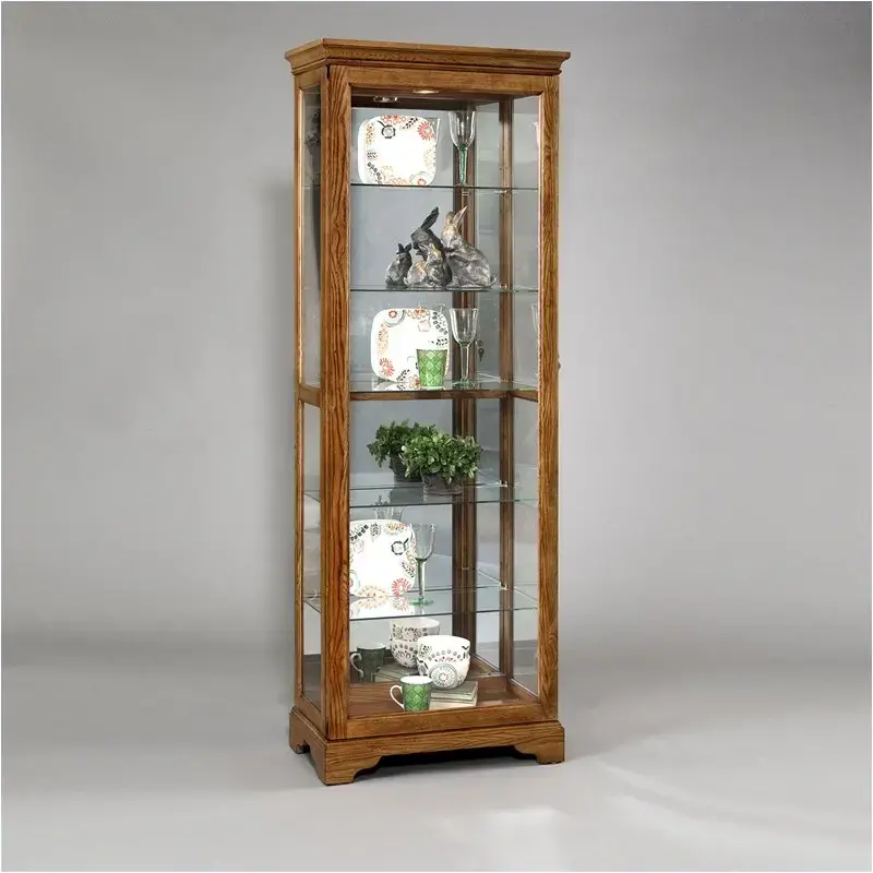 21342 Golden Oak Ii Pulaski Furniture Accents And Curios Accent Furniture Curio
