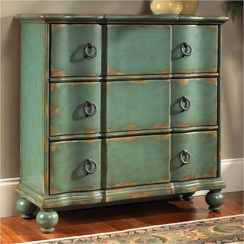 739276 Weathered Blue Pulaski Furniture Hall Chest