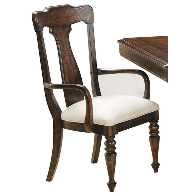 508261 Pulaski Furniture Saddle Ridge Dining Room Arm Chair