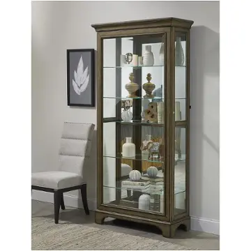 Pulaski furniture deals curved curio cabinet