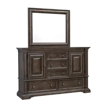 P351110 Pulaski Furniture Woodbury Bedroom Furniture Mirror
