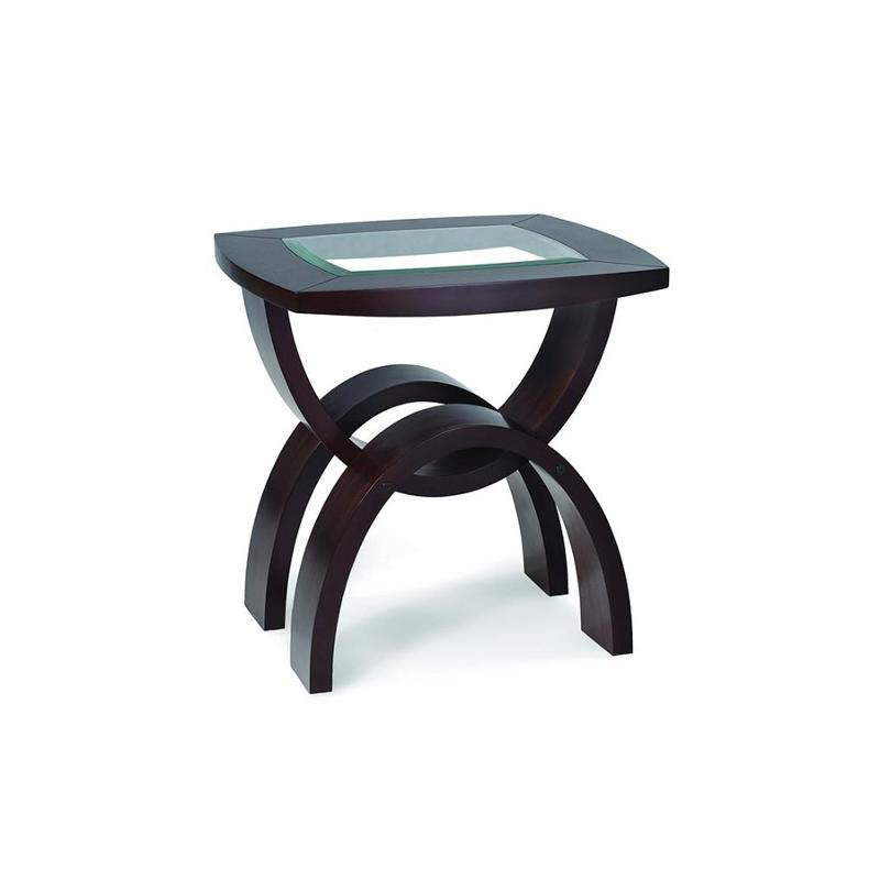 T1351-03 Magnussen Home Furniture Helix Rectangular End Table