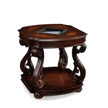 T1648-03 Magnussen Home Furniture Harcourt Living Room Furniture End Table