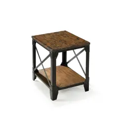 T1755-04 Magnussen Home Furniture Pinebrook Living Room Furniture End Table