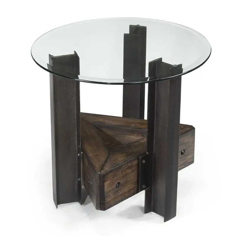 T2215-05t Magnussen Home Furniture Rowan Living Room Furniture End Table