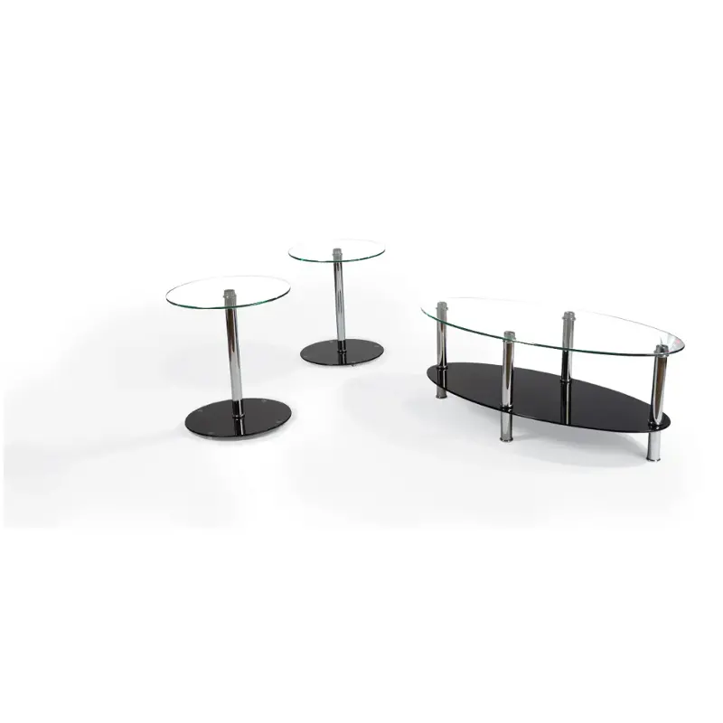 T2512-68 Magnussen Home Furniture Murano Living Room Furniture Occasional Table Set