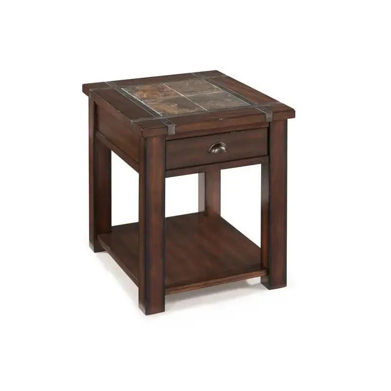 T2615-03 Magnussen Home Furniture Roanoke Living Room Furniture End Table