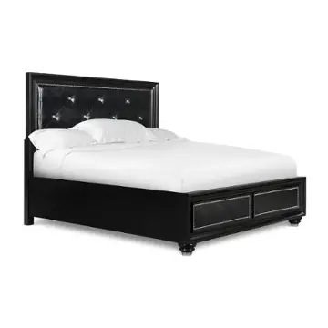 B2229-50h Magnussen Home Furniture Onyx Bedroom Furniture Bed
