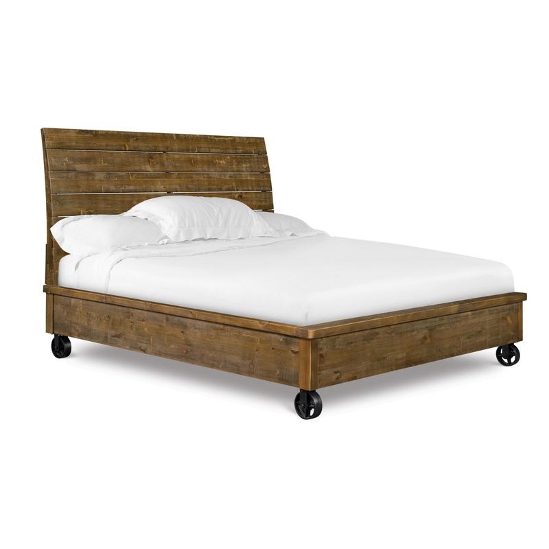 B2375 58h Magnussen Home Furniture, Queen Bed On Casters