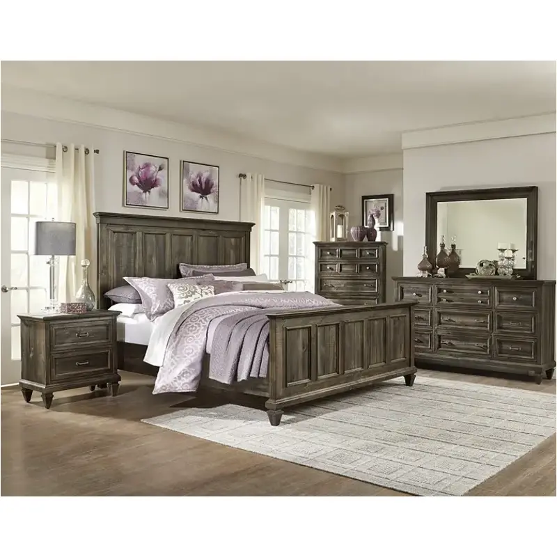 B2590-64h-ck Magnussen Home Furniture Calistoga Bedroom Furniture Bed