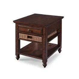 T3521-03 Magnussen Home Furniture Cottage Lane Living Room Furniture End Table